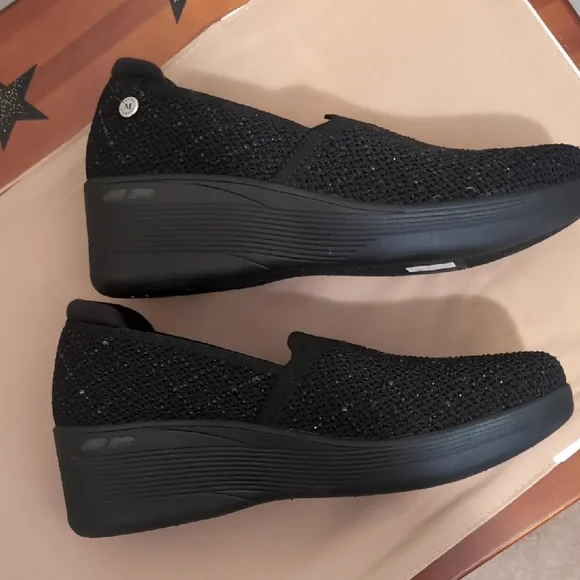 Skechers Black Slip-On Sneakers - Picture 4 of 8